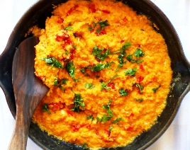 Egg Onion and Tomatoes Couscous