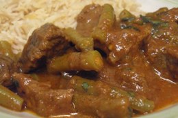 Beef and green bean stew (Fasulia)
