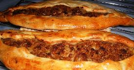 Turkish Meat and Feta Pastry (Pide)