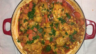 Moroccan Chicken Maryland Casserole