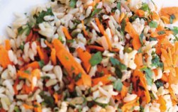 Tahini and Carrot Rice