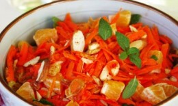 Moroccan carrot and orange salad