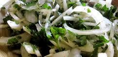 Lebanese Onion, Mint and Parsley Salad