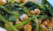 Spinach and Chickpeas Salad