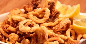 Egyptian Fried Cumin and Garlic Calamari