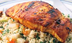 Morrocan Ginger Fish with Couscous