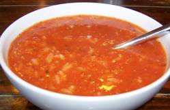 Syrian Tomato and Rice Soup