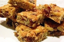 Moroccan Date and Walnut Bars