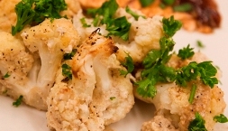 Roasted Tahini Cauliflower