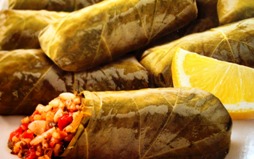 Vegetarian Stuffed Grape Leaves